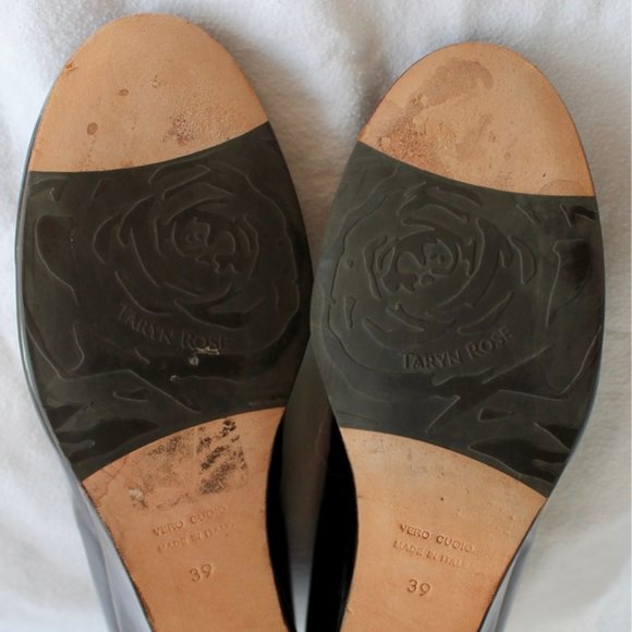 Taryn Rose Brown Patent Leather Wedge Pumps - Picture 7 of 8